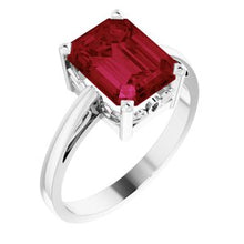 Load image into Gallery viewer, Amethyst Scroll Setting® Ring
