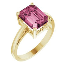 Load image into Gallery viewer, Amethyst Scroll Setting® Ring
