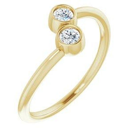 Pink Tourmaline Two-Stone Ring