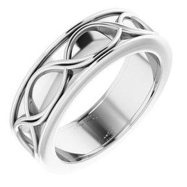 6 mm Infinity-Inspired Band