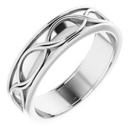 6 mm Infinity-Inspired Band