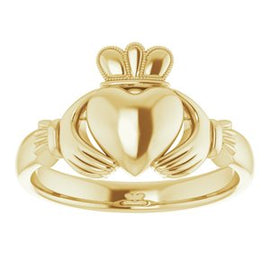7.5 mm Claddagh Ring