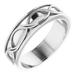 6 mm Infinity-Inspired Band