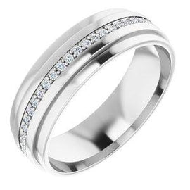 3/8 CTW Diamond Eternity Band