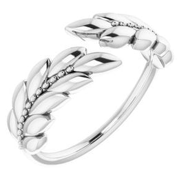 Leaf Negative Space Ring
