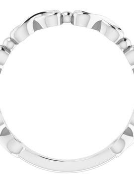 Infinity-Inspired Heart Ring