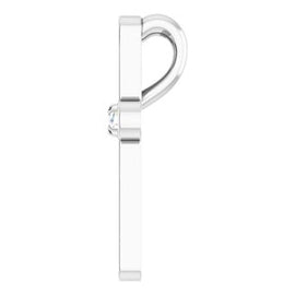.03 CTW Diamond Cross Pendant