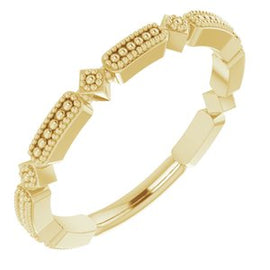 Beaded Stackable Ring