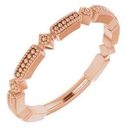 Beaded Stackable Ring