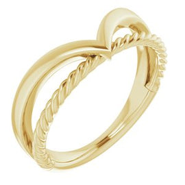 Negative Space Rope Ring
