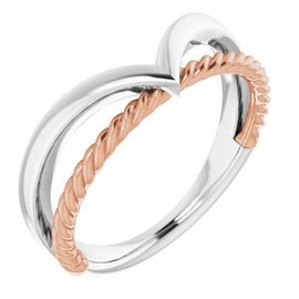 Negative Space Rope Ring