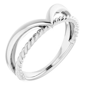 Negative Space Rope Ring