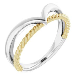 Negative Space Rope Ring