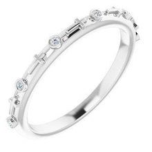 Load image into Gallery viewer, .03 CTW Diamond Cross Ring
