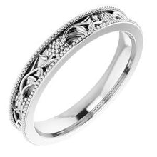 Load image into Gallery viewer, 3 mm Floral Band
