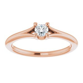 Mozambique Garnet Youth Solitaire Ring