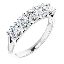 Load image into Gallery viewer, 14K White 1 CTW Natural Diamond Anniversary Band
