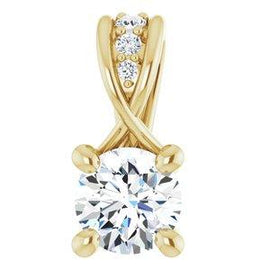 1/4 CTW Diamond Pendant