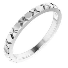 Load image into Gallery viewer, 2 mm Geometric Band
