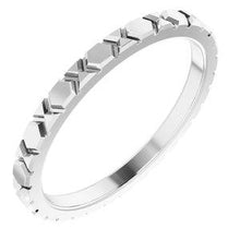 Load image into Gallery viewer, 2 mm Geometric Band
