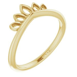 Marquise-Shaped Crown Ring