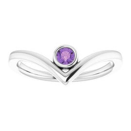 Chatham® Created Alexandrite Solitaire Bezel-Set 