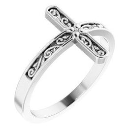 Sideways Cross Ring