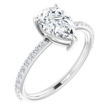 Load image into Gallery viewer, Ruby &amp; .025 CTW Diamond Vintage-Inspired Scroll Ring
