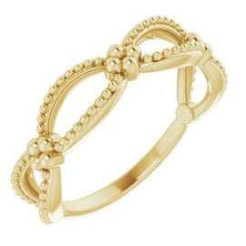 Beaded Stackable Ring