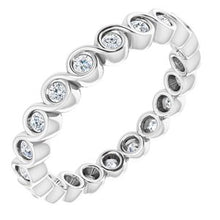 Load image into Gallery viewer, 14K White 1/3 CTW Diamond Eternity Band
