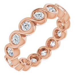 14K White 1/3 CTW Diamond Eternity Band