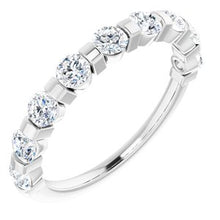 Load image into Gallery viewer, .03 CTW Diamond Stackable Cross Ring
