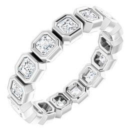 14K White 1/2 CTW Diamond Eternity Band