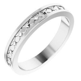 4 mm Geometric Pyramid Band