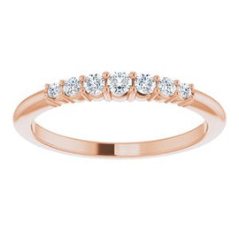 1/6 CTW Diamond Stackable Ring