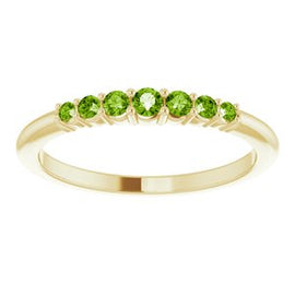 1/6 CTW Diamond Stackable Ring