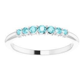 1/6 CTW Diamond Stackable Ring