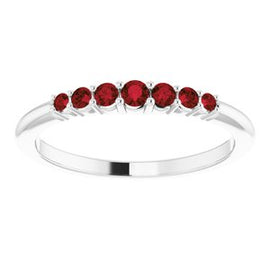 1/6 CTW Diamond Stackable Ring