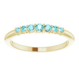 1/6 CTW Diamond Stackable Ring