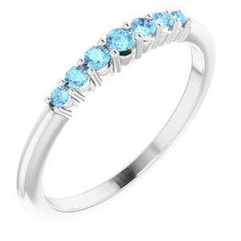 1/6 CTW Diamond Stackable Ring