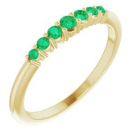 1/6 CTW Diamond Stackable Ring