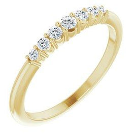 1/6 CTW Diamond Stackable Ring