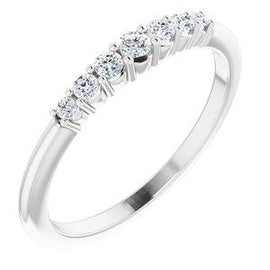 1/6 CTW Diamond Stackable Ring