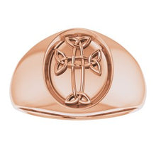 Load image into Gallery viewer, Celtic-Inspired Cross Ring
