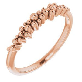 Stackable Scattered Bead Ring