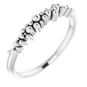 Stackable Scattered Bead Ring