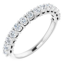 Load image into Gallery viewer, 14K White 1/4 CTW Natural Diamond Anniversary Band
