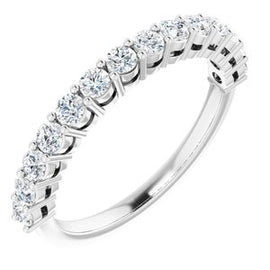14K White 1/4 CTW Natural Diamond Anniversary Band