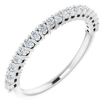 Load image into Gallery viewer, 14K White 1/4 CTW Natural Diamond Anniversary Band
