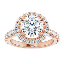 Load image into Gallery viewer, Morganite &amp; .08 CTW Diamond Ring
